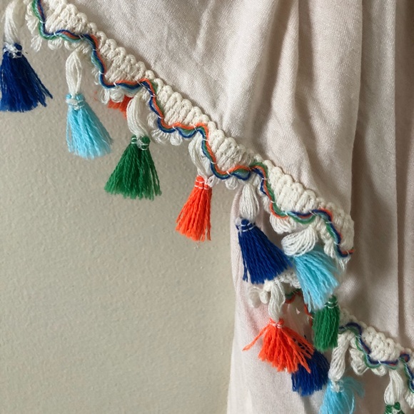 Cream off the shoulder tee - Picture 3 of 3